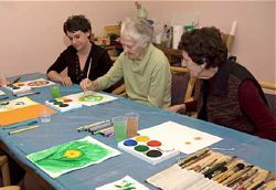 Kunsttherapie im Seniorenzentrum Oferdingen