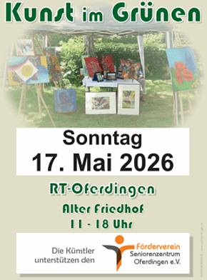 Kunst im Grünen am 17.05.2026 in Oferdingen