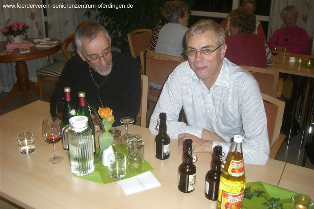 Dankeschön-Abend für die ehrenamtlichen Helfer des Fördervereins Seniorenzentrum Oferdingen e.V. am 16.02.2011