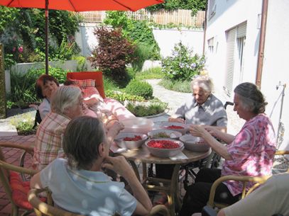 Wunderschöner Garten im Seniorenzentrum Oferdingen